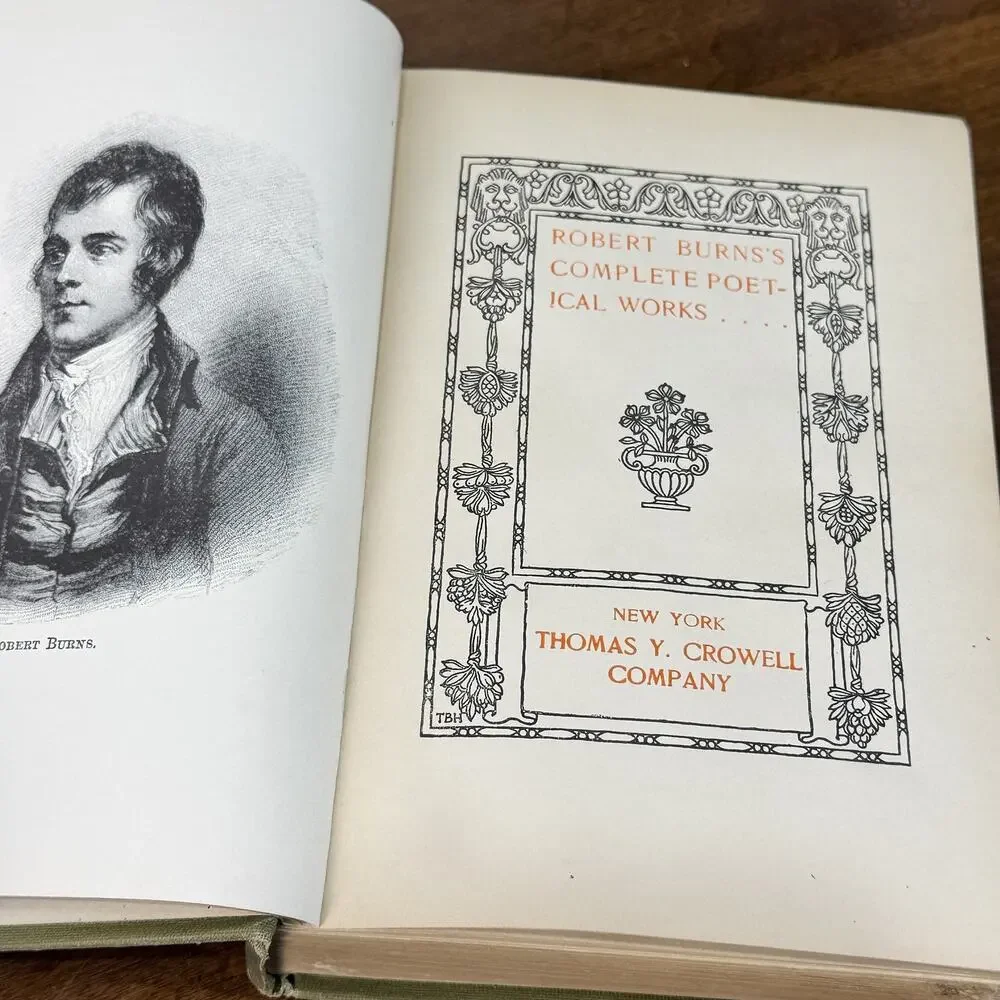 Robert Burns Complete Poetical Works 1900 Thomas Y. Crowell Co. Hardcover